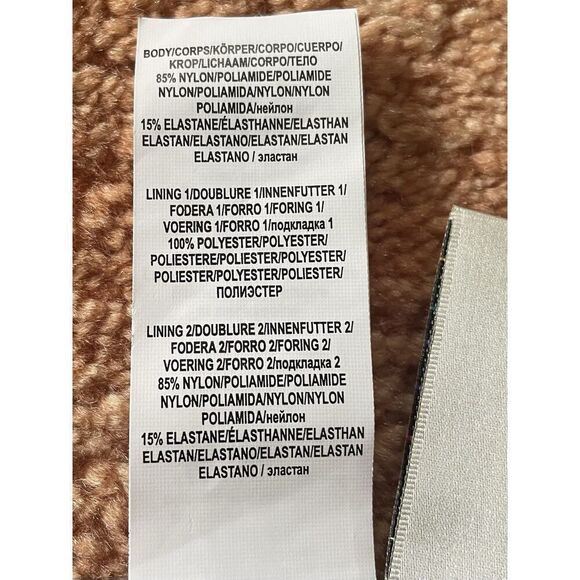 NWT 24th & Ocean Solid Mid Waist Hipster Bikini Swimsuit Bottom Sz M, Black - Picture 5 of 7